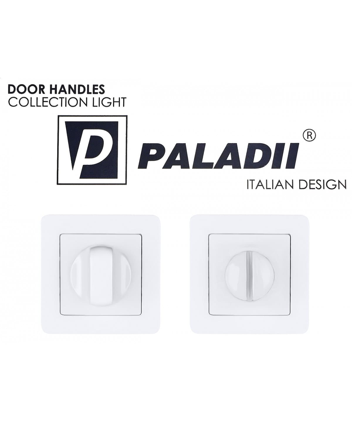 PALADII  поворотник WC квадратний PW білий